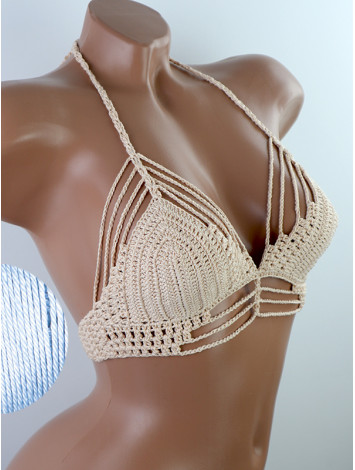 Open Stitch: Weave-Up Embrace - Топ В'язаний Гачком