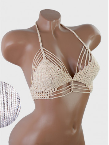 Open Stitch: Weave-Up Embrace - Топ В'язаний Гачком