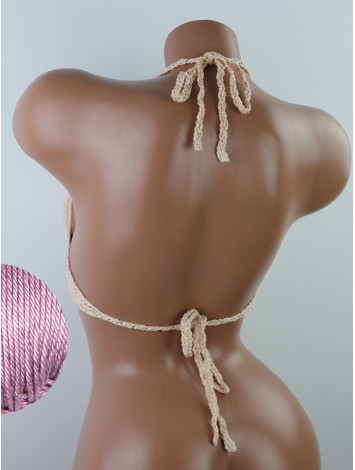 Open Stitch: Weave-Up Embrace - Топ В'язаний Гачком