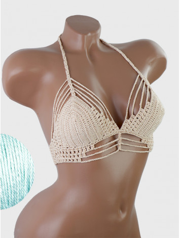 Open Stitch: Weave-Up Embrace - Топ В'язаний Гачком