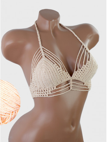 Open Stitch: Weave-Up Embrace - Топ В'язаний Гачком