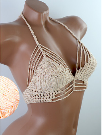 Open Stitch: Weave-Up Embrace - Топ В'язаний Гачком