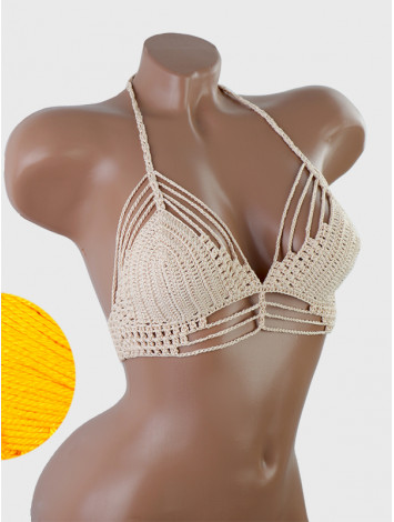 Open Stitch: Weave-Up Embrace - Топ В'язаний Гачком