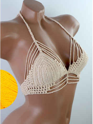 Open Stitch: Weave-Up Embrace - Топ В'язаний Гачком