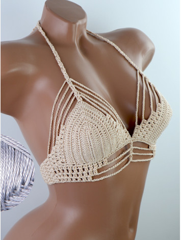 Open Stitch: Weave-Up Embrace - Топ В'язаний Гачком