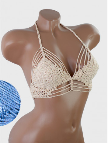 Open Stitch: Weave-Up Embrace - Топ В'язаний Гачком