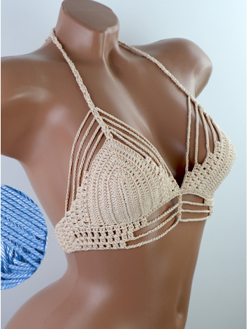 Open Stitch: Weave-Up Embrace - Топ В'язаний Гачком