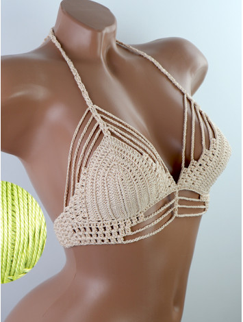 Open Stitch: Weave-Up Embrace - Топ В'язаний Гачком