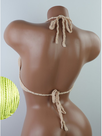 Open Stitch: Weave-Up Embrace - Топ В'язаний Гачком