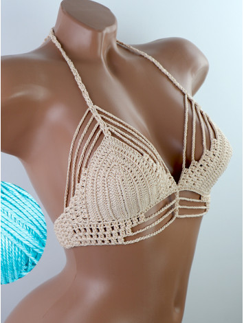 Open Stitch: Weave-Up Embrace - Топ В'язаний Гачком