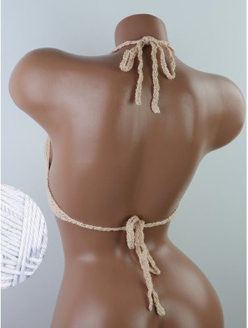 Open Stitch: Weave-Up Embrace - Топ В'язаний Гачком