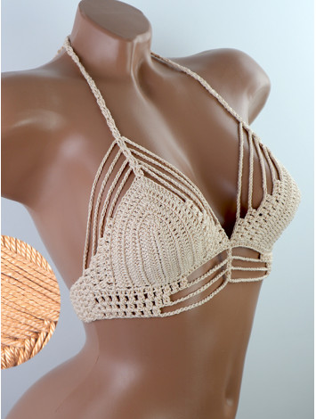 Open Stitch: Weave-Up Embrace - Топ В'язаний Гачком