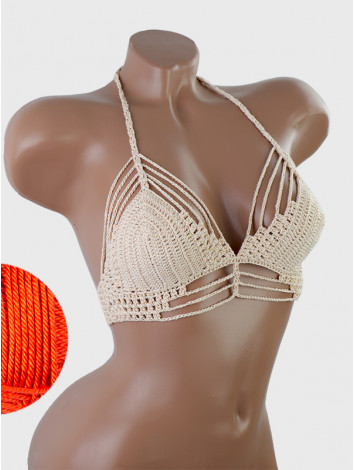 Open Stitch: Weave-Up Embrace - Топ В'язаний Гачком