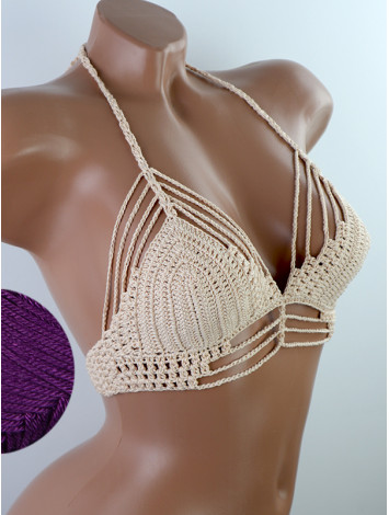 Open Stitch: Weave-Up Embrace - Топ В'язаний Гачком