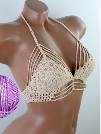 Open Stitch: Weave-Up Embrace - Топ В'язаний Гачком