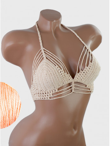 Open Stitch: Weave-Up Embrace - Топ В'язаний Гачком