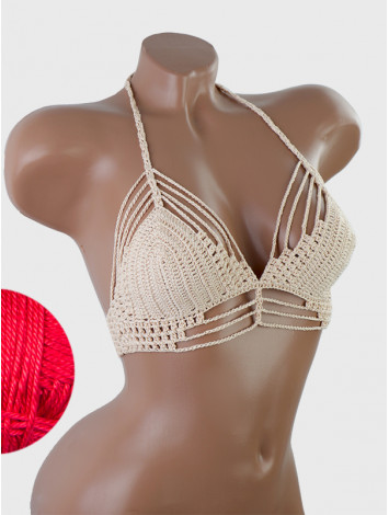 Open Stitch: Weave-Up Embrace - Топ В'язаний Гачком