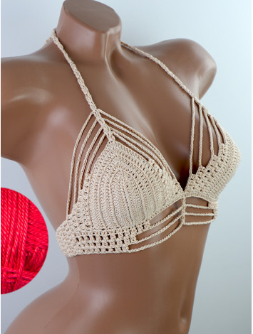 Open Stitch: Weave-Up Embrace - Топ В'язаний Гачком