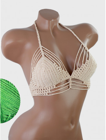 Open Stitch: Weave-Up Embrace - Топ В'язаний Гачком