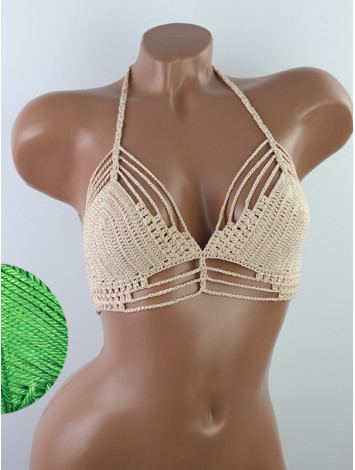 Open Stitch: Weave-Up Embrace - Топ В'язаний Гачком