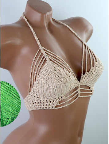 Open Stitch: Weave-Up Embrace - Топ В'язаний Гачком