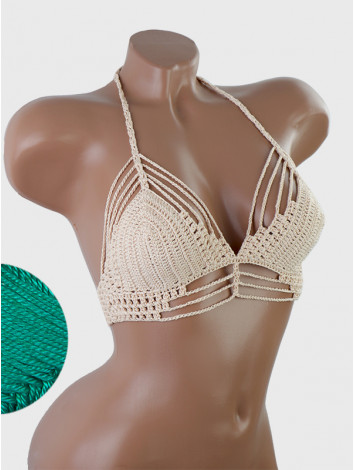 Open Stitch: Weave-Up Embrace - Топ В'язаний Гачком