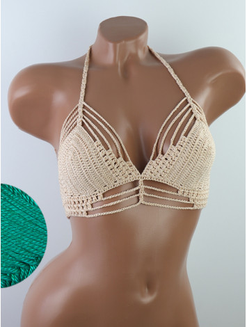 Open Stitch: Weave-Up Embrace - Топ В'язаний Гачком