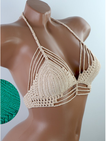 Open Stitch: Weave-Up Embrace - Топ В'язаний Гачком