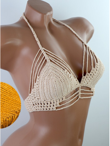 Open Stitch: Weave-Up Embrace - Топ В'язаний Гачком