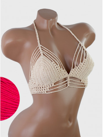 Open Stitch: Weave-Up Embrace - Топ В'язаний Гачком