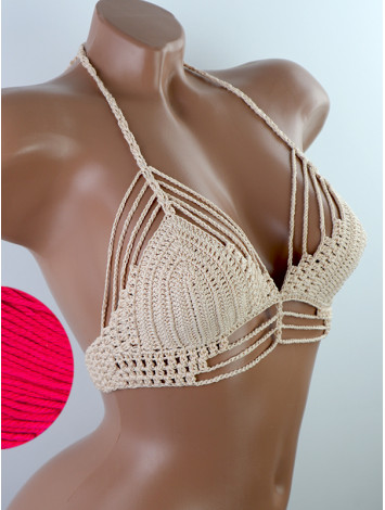 Open Stitch: Weave-Up Embrace - Топ В'язаний Гачком