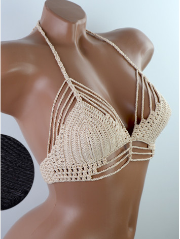 Open Stitch: Weave-Up Embrace - Топ В'язаний Гачком