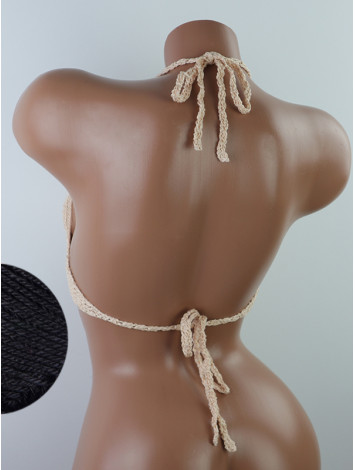 Open Stitch: Weave-Up Embrace - Топ В'язаний Гачком