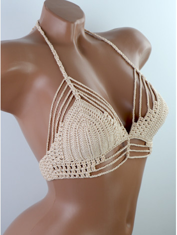 Open Stitch: Weave-Up Embrace - Топ В'язаний Гачком