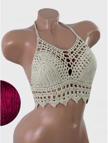 Charm of the Orient: Flourish Oasis - Топ В'язаний Гачком