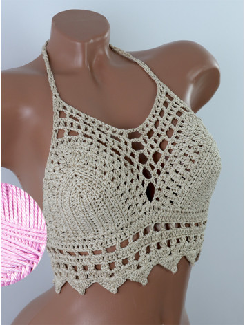 Charm of the Orient: Flourish Oasis - Топ В'язаний Гачком