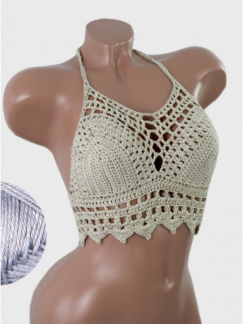 Charm of the Orient: Flourish Oasis - Топ В'язаний Гачком