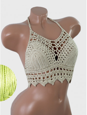 Charm of the Orient: Flourish Oasis - Топ В'язаний Гачком