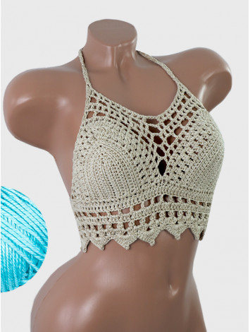 Charm of the Orient: Flourish Oasis - Топ В'язаний Гачком