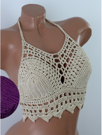 Charm of the Orient: Flourish Oasis - Топ В'язаний Гачком