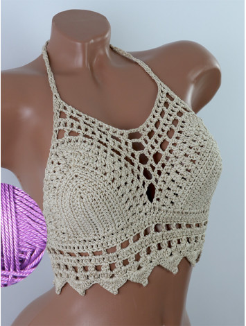 Charm of the Orient: Flourish Oasis - Топ В'язаний Гачком