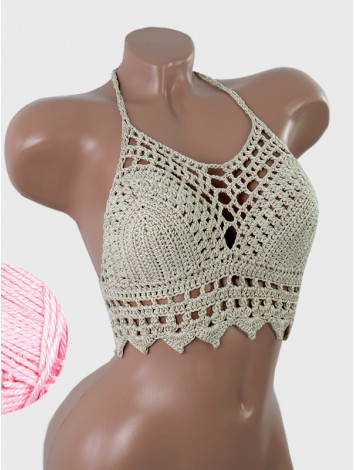 Charm of the Orient: Flourish Oasis - Топ В'язаний Гачком