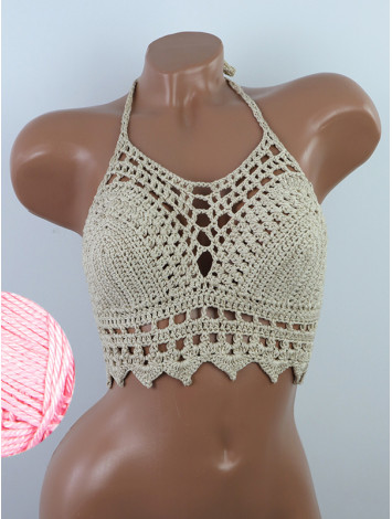 Charm of the Orient: Flourish Oasis - Топ В'язаний Гачком