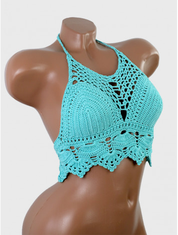 Royal Melody: Harmony Threads Sonata - Crochet Bikini Top