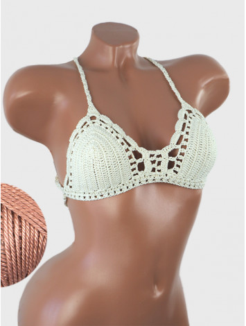 Crossback Bralette: Serene Harmony - Топ В'язаний Гачком