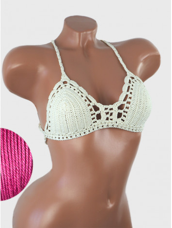 Crossback Bralette: Serene Harmony - Топ В'язаний Гачком