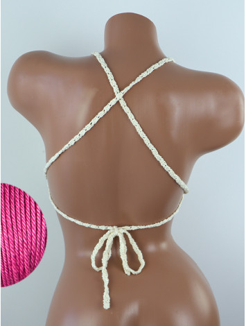 Crossback Bralette: Serene Harmony - Топ В'язаний Гачком