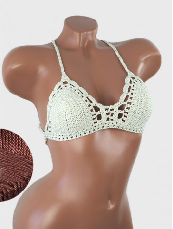 Crossback Bralette: Serene Harmony - Топ В'язаний Гачком