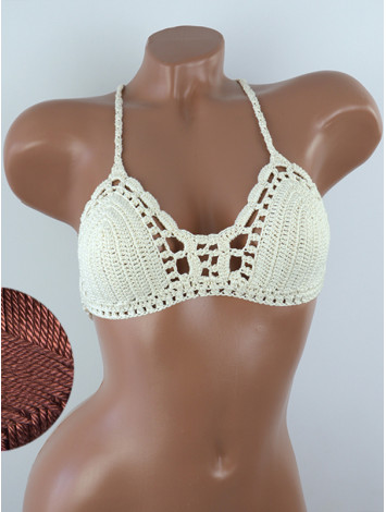 Crossback Bralette: Serene Harmony - Топ В'язаний Гачком