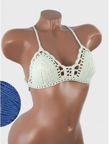 Crossback Bralette: Serene Harmony - Топ В'язаний Гачком